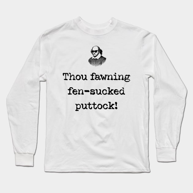 Sarcastic Shakespeare Long Sleeve T-Shirt by Simply Sarcastic 